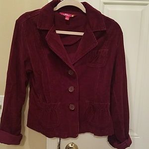 SO so real so right corduroy blazer.